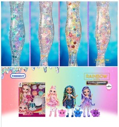 Заявка на торговельну марку № m202519322: зі слаймом; rainbow shimmers; kiddisvst; rainbow high