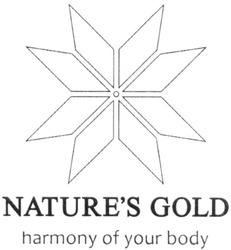Свідоцтво торговельну марку № 323611 (заявка m202003351): harmony of your body; nature's gold; natures