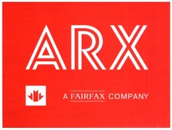 Заявка на торговельну марку № m201912019: arx a fairfax company