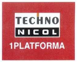 Свідоцтво торговельну марку № 201763 (заявка m201403902): techno nicol; 1platforma