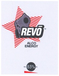 Свідоцтво торговельну марку № 153213 (заявка m200908889): revo; tm; alco energy; алк. 8,5% об.
