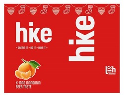 Заявка на торговельну марку № m202520541: х; jh; lh; x-mas mandarin beer taste; hike it; do it; dream it