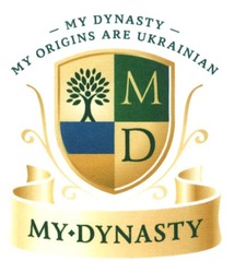 Свідоцтво торговельну марку № 206970 (заявка m201411092): my dynasty; my origins are ukrainian; md; мд