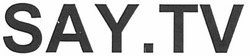Свідоцтво торговельну марку № 166893 (заявка m201120132): say.tv