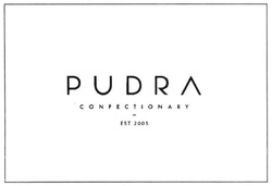 Заявка на торговельну марку № m201914173: pudra confectionary est 2005