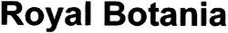 Свідоцтво торговельну марку № 100207 (заявка m200609247): royal botania