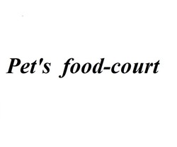 Заявка на торговельну марку № m202122404: pet's food-court; pets food court; pet's food court