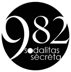 Заявка на торговельну марку № m202014643: 9.82 sodalitas secreta; 982