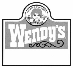 Свідоцтво торговельну марку № 157770 (заявка m201110592): wendy's; wendys; quality is our recipe