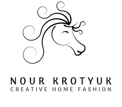 Свідоцтво торговельну марку № 272590 (заявка m201808676): nour krotyuk; creative home fashion