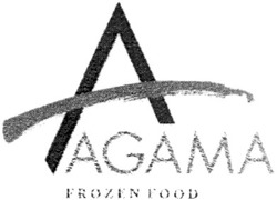 Свідоцтво торговельну марку № 130332 (заявка m200908204): agama; frozen food; а