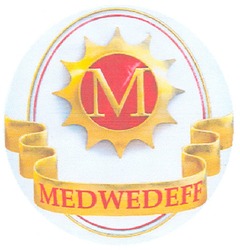 Свідоцтво торговельну марку № 132737 (заявка m200908955): м; medwedeff