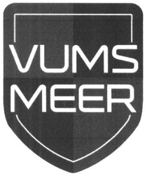 Свідоцтво торговельну марку № 267100 (заявка m201729673): vums meer
