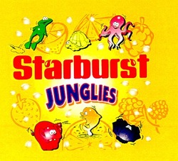 Свідоцтво торговельну марку № 22020 (заявка 98062382): starburst junglies