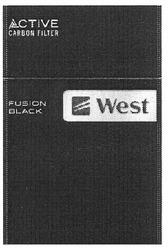 Свідоцтво торговельну марку № 139288 (заявка m201004466): active carbon filter fusion black west