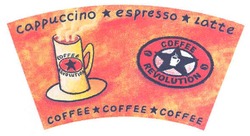 Свідоцтво торговельну марку № 105086 (заявка m200801062): cappuccino; espresso; latte; coffee; revolution