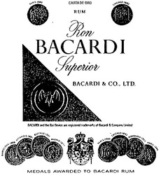 Свідоцтво торговельну марку № 15535 (заявка 96020407): bacardi