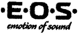 Свідоцтво торговельну марку № 98470 (заявка m200707879): eos; emotion of sound