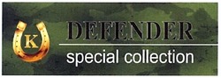 Свідоцтво торговельну марку № 183469 (заявка m201300864): defender; k; special collection; к