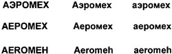 Свідоцтво торговельну марку № 117762 (заявка m200817315): аэромех; аеромех; aepomex; aeromeh