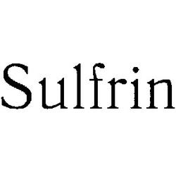 Свідоцтво торговельну марку № 3746 (заявка 57843/SU): sulfrin