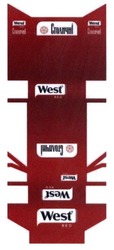 Свідоцтво торговельну марку № 259434 (заявка m201711584): west; red; столичні