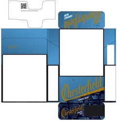 Заявка на торговельну марку № m202411940: зроблено на власній фабриці; estd 1896; cigarettes a 20; recessed filter; chesterfield compact blue