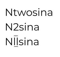 Заявка на торговельну марку № m202417746: nllsina; n2sina; ntwosina