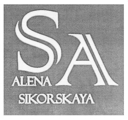 Заявка на торговельну марку № m201207209: sa; alena sikorskaya