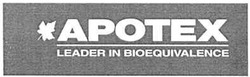 Свідоцтво торговельну марку № 175084 (заявка m201206540): apotex; leader in bioequivalence; аротех