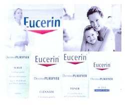 Заявка на торговельну марку № m201203166: eucerin; dermopurifyer; scrub; cleanser; toner