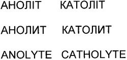 Заявка на торговельну марку № 20040909606: anolyte catholyte; аноліт католіт; анолит католит