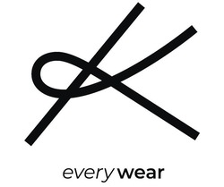 Свідоцтво торговельну марку № 333297 (заявка m202113782): k; every wear; everywear; к