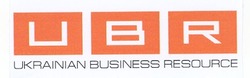 Свідоцтво торговельну марку № 88699 (заявка m200614276): ubr; ukrainian; business; resource