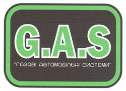 Свідоцтво торговельну марку № 120998 (заявка m200816052): gas; g.a.s; газові автомобільні системи