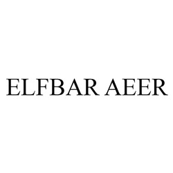 Заявка на торговельну марку № m202313683: elfbar aeer