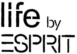 Свідоцтво торговельну марку № 47190 (заявка 2003010863): life by esprit; life by sprit