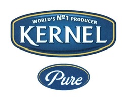 Свідоцтво торговельну марку № 280630 (заявка m201819860): pure; world's №1 producer kernel; worlds; n1