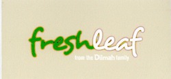 Свідоцтво торговельну марку № 104131 (заявка m200716118): freshleaf; from the dilmah family
