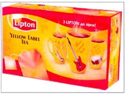 Свідоцтво торговельну марку № 176808 (заявка m201215504): з lipton до зірок!; yellow label tea