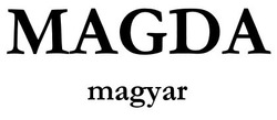 Свідоцтво торговельну марку № 301841 (заявка m201916350): magda magyar