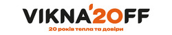 Заявка на торговельну марку № m202516390: 20 років тепла та довіри; vikna'2off