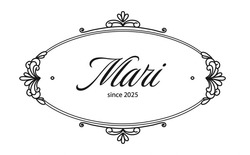 Заявка на торговельну марку № m202513109: mari since 2025