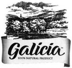 Свідоцтво торговельну марку № 214893 (заявка m201418350): galicia тм; 100% natural product