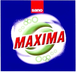 Свідоцтво торговельну марку № 162160 (заявка m201116933): maxima; sano; махіма