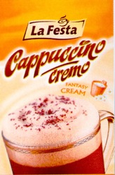 Свідоцтво торговельну марку № 45464 (заявка 2002097539): la festa; cappuccino; cremo; fantasy; cream
