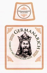 Свідоцтво торговельну марку № 329419 (заявка m202025848): gebraut mit deutscher hefe; germanarich helles bier