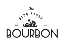 Заявка на торговельну марку № m202322119: bourbon; estd 2023; тне; the alco store
