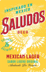 Заявка на торговельну марку № m202207310: ambiente de verane; sabor ligero original; mexican lager; saludos brewing; beer; inspirado en mexico