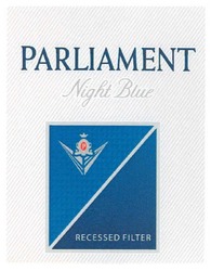 Свідоцтво торговельну марку № 145711 (заявка m201010091): parliament night blue; recessed filter; р